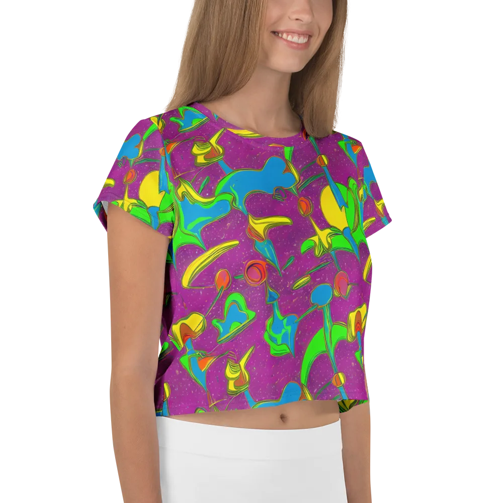 Hypercolor Haze on Crop Tee — Right