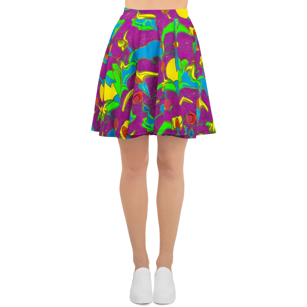 Hypercolor Haze on Skater Skirt — Front