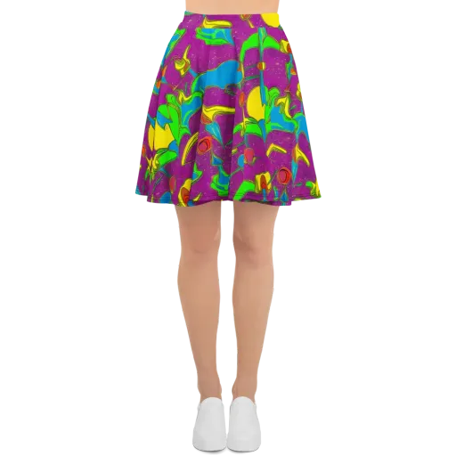 Hypercolor Haze on a Skater Skirt