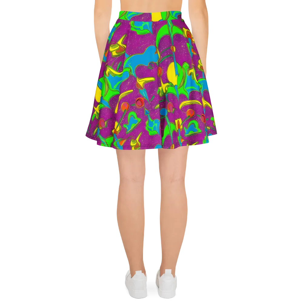 Hypercolor Haze on Skater Skirt — Back