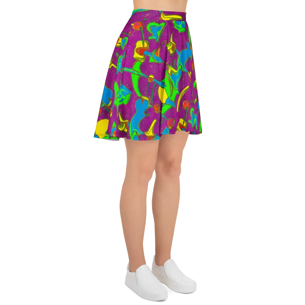Hypercolor Haze on Skater Skirt — Right