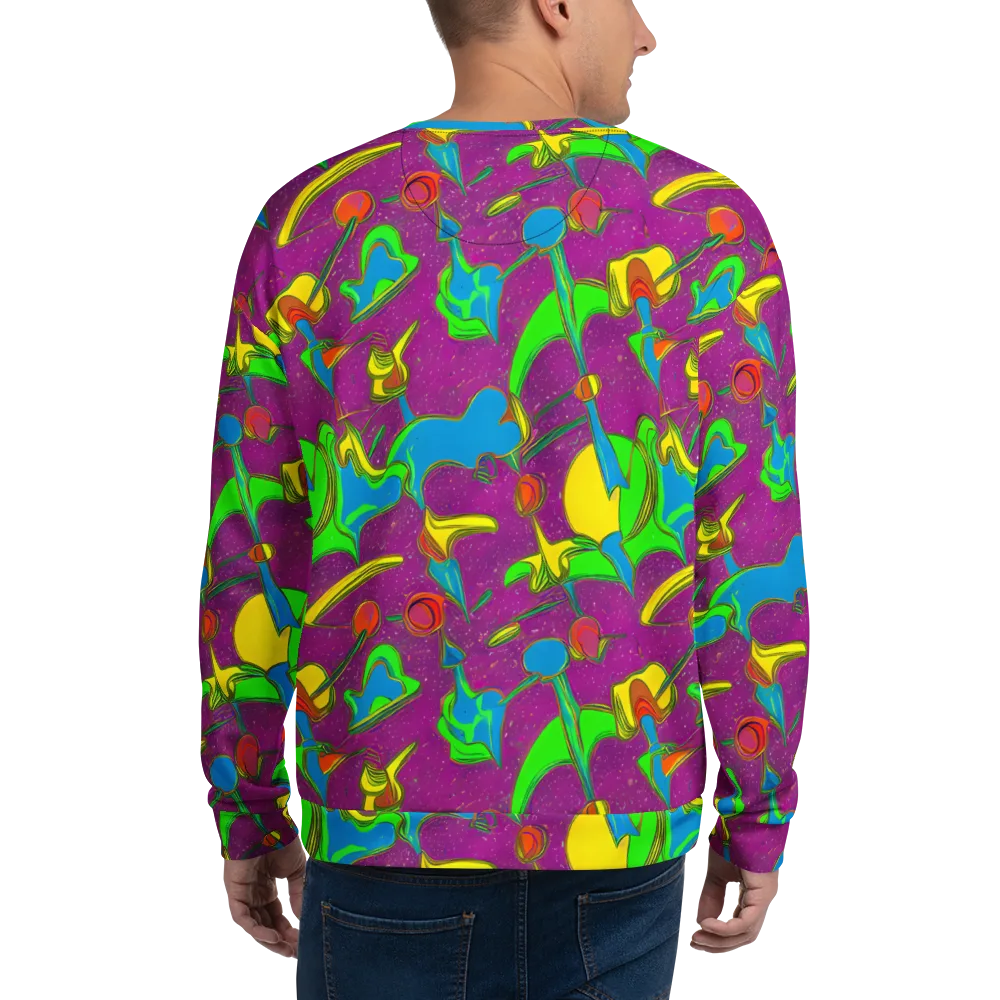 Hypercolor Haze on Sweatshirt — Back