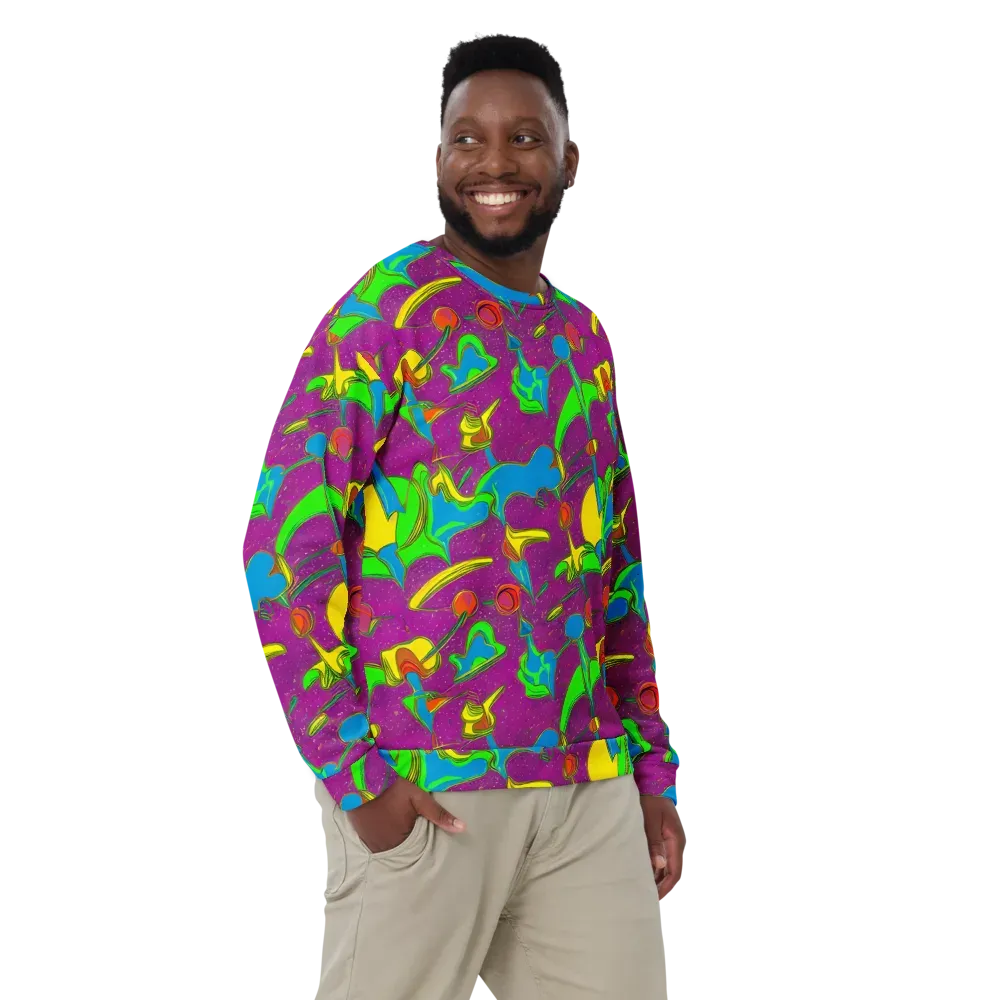 Hypercolor Haze on Sweatshirt — Front