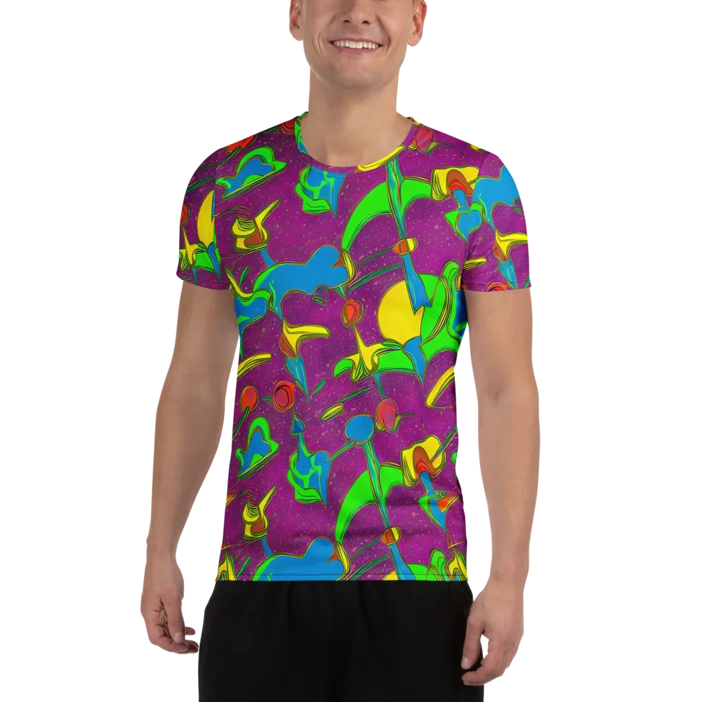 Hypercolor Haze on Men's Athletic T-Shirt — Front