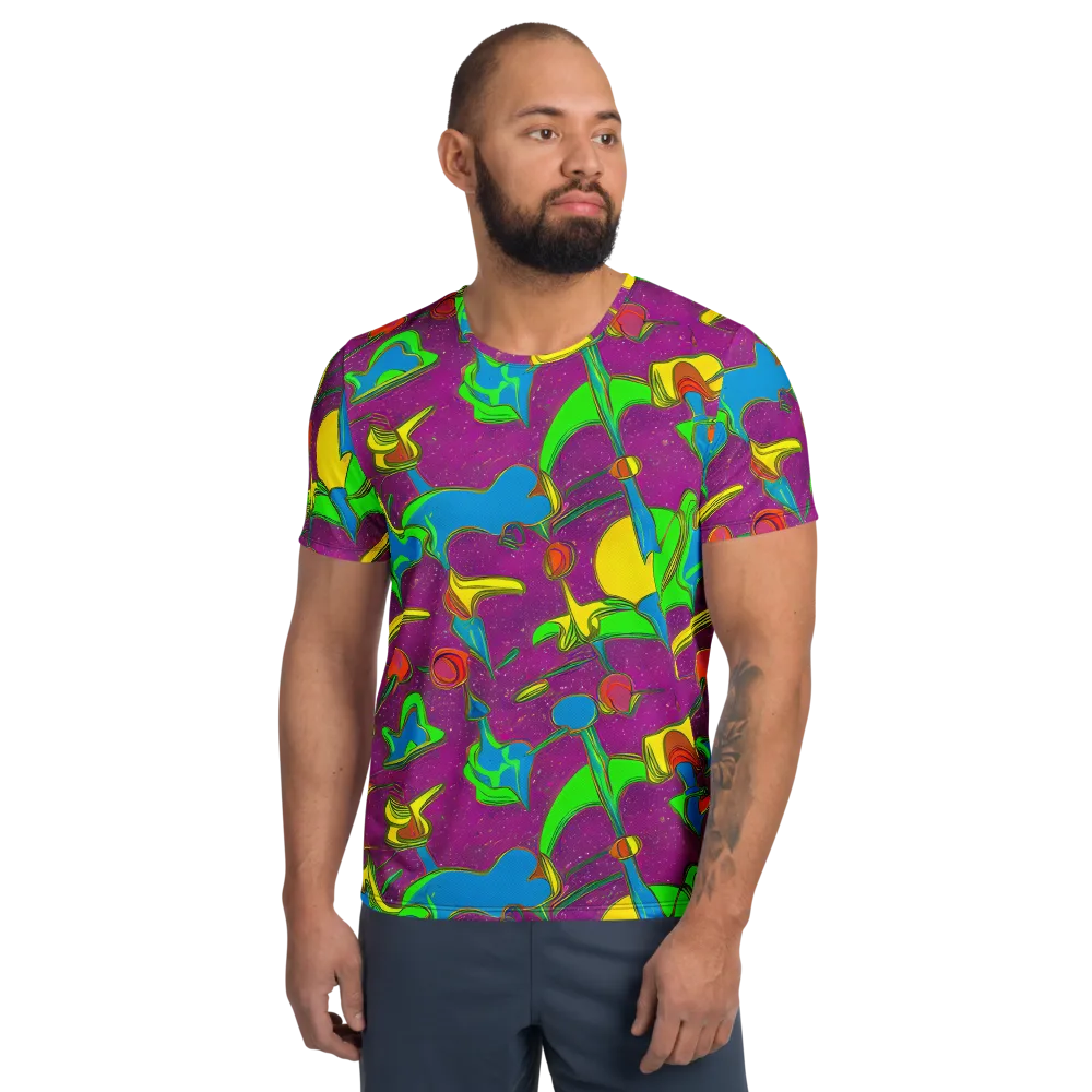 Hypercolor Haze on Men's Athletic T-Shirt — Front