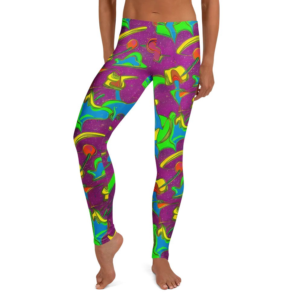 Hypercolor Haze on Leggings — Front