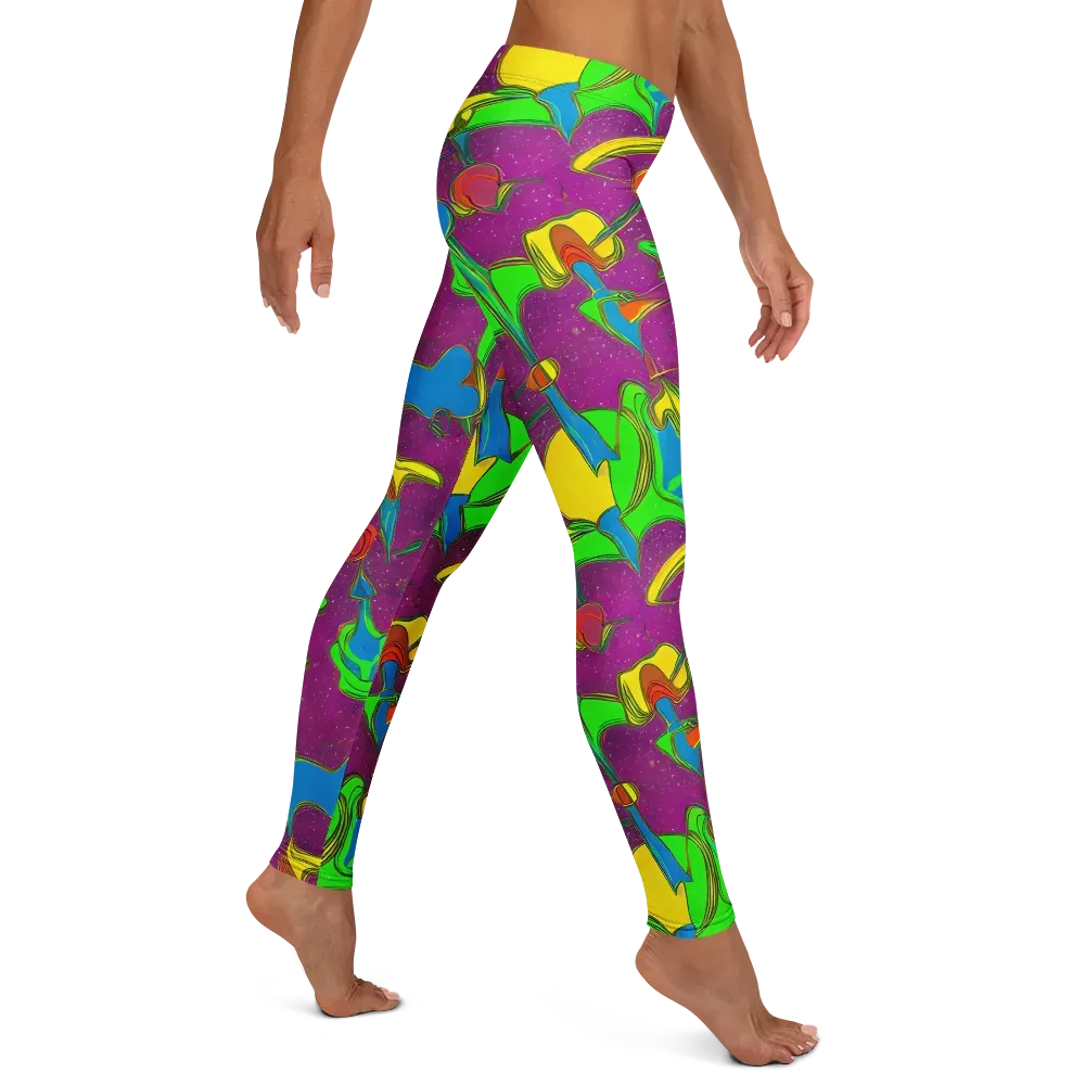 Hypercolor Haze on Leggings — Right