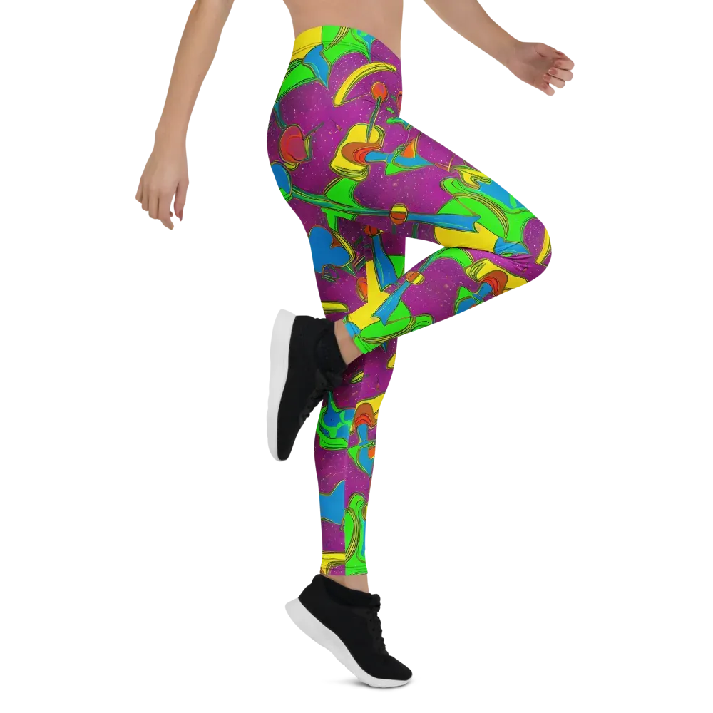 Hypercolor Haze on Leggings — Right