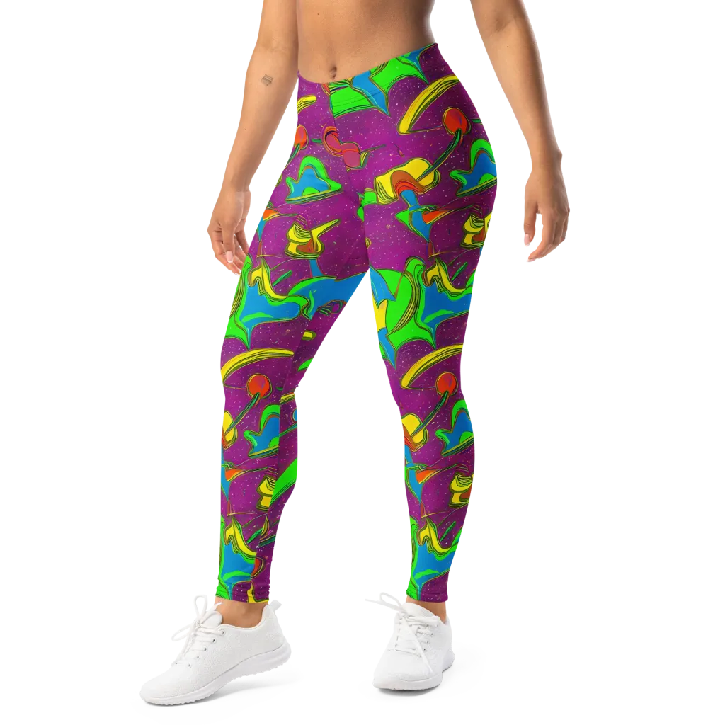 Hypercolor Haze on Leggings — Left Front