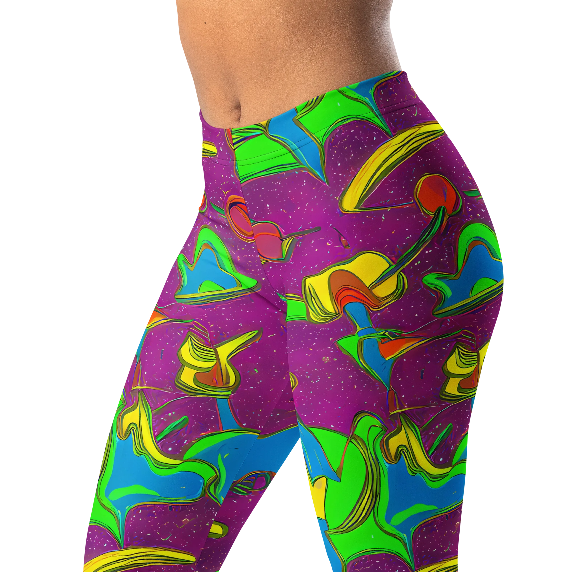 Hypercolor Haze on Leggings — Left Front