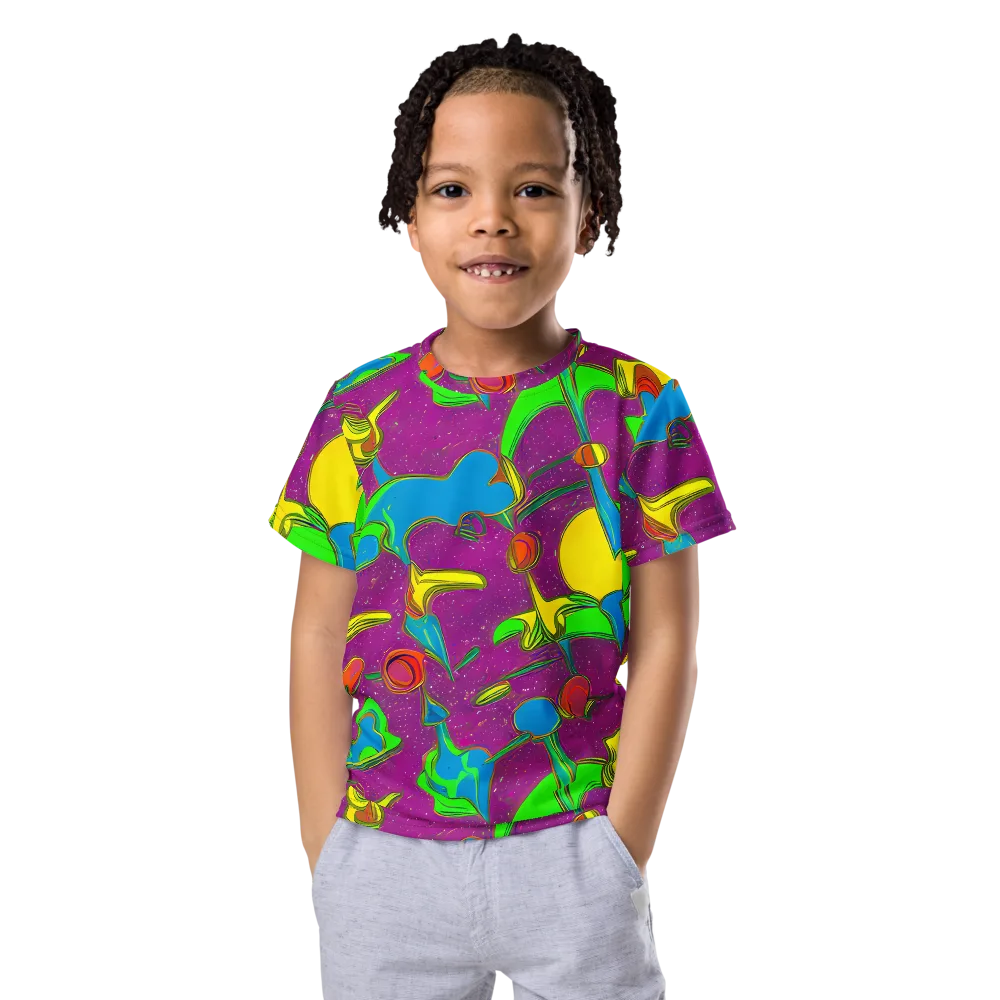 Hypercolor Haze on Kids Crew Neck T-Shirt — Front