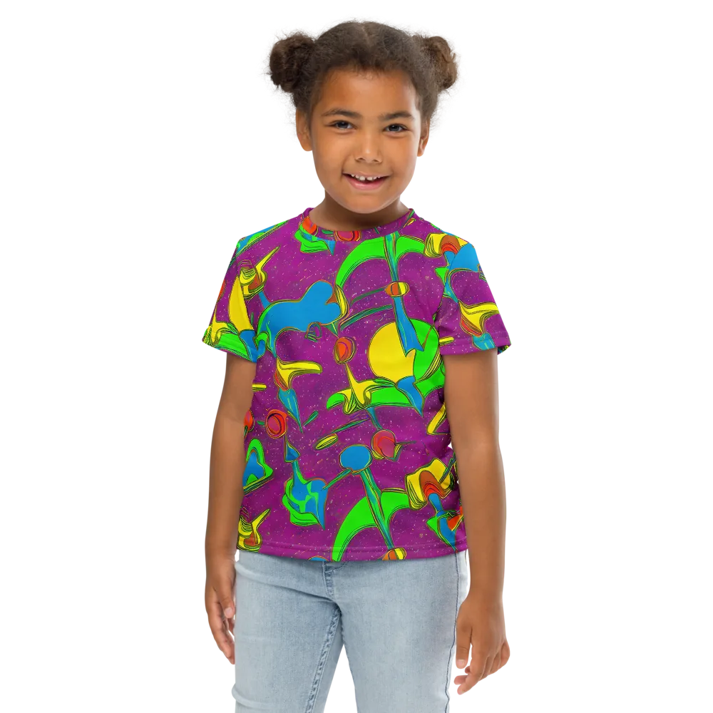 Hypercolor Haze on Kids Crew Neck T-Shirt — Front