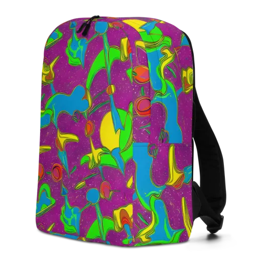 Hypercolor Haze on a Minimalist Backpack