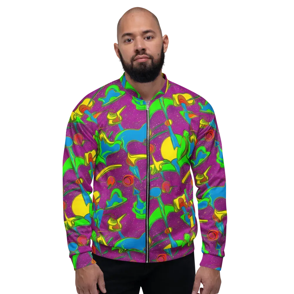Hypercolor Haze on Bomber Jacket — Front