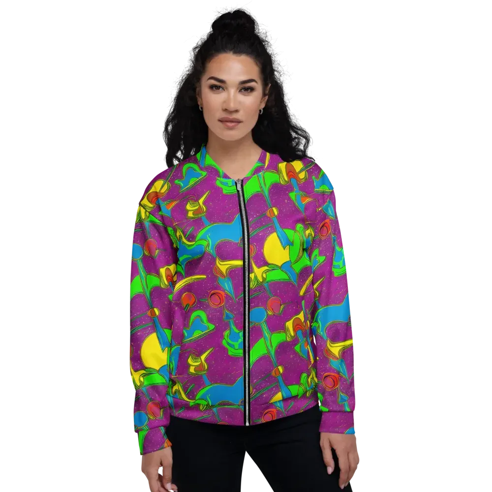 Hypercolor Haze on Bomber Jacket — Front