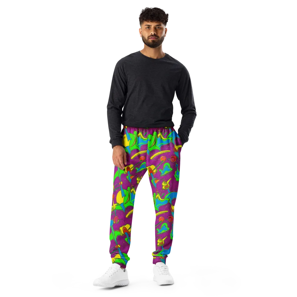 Hypercolor Haze on Men's Joggers — Front