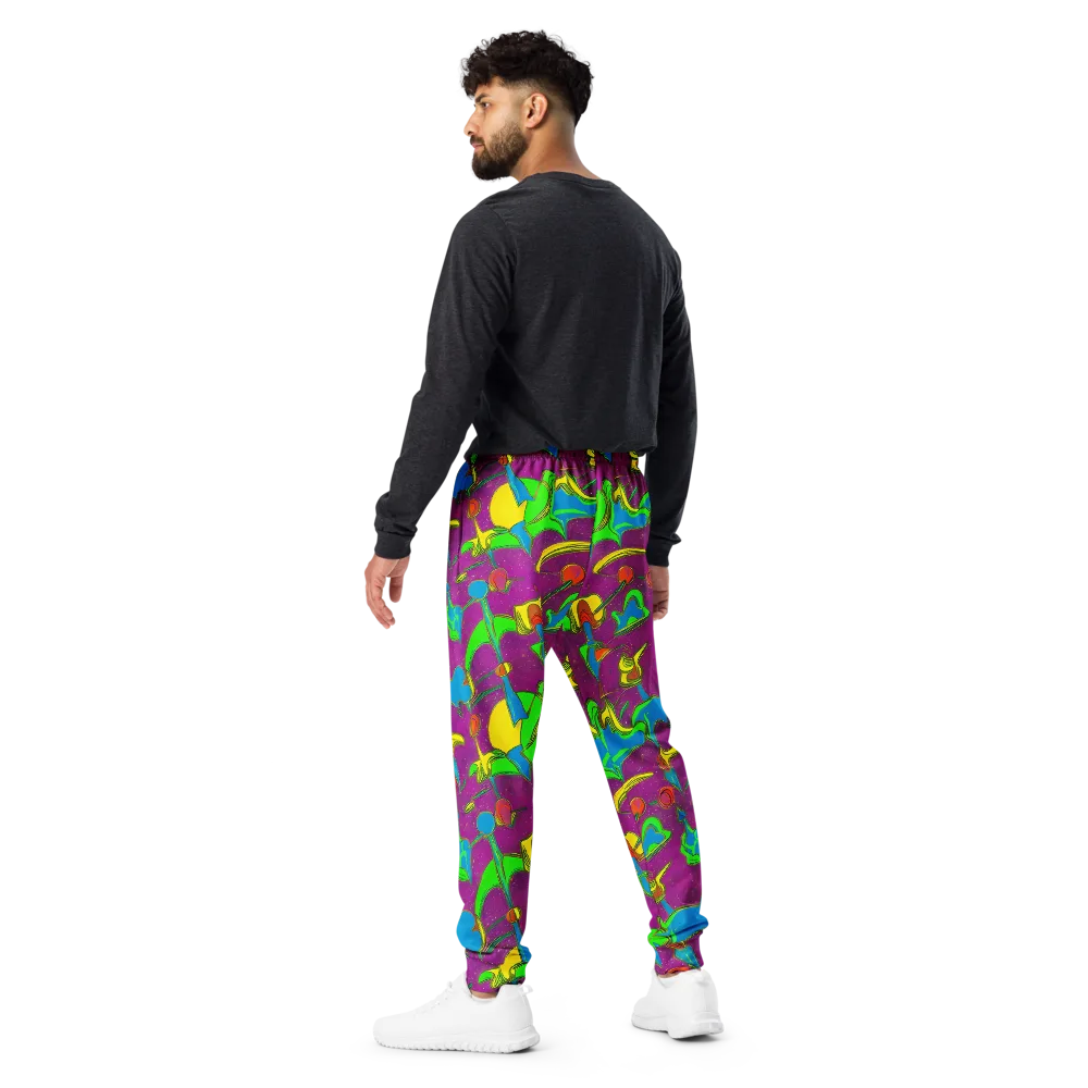 Hypercolor Haze on Men's Joggers — Back