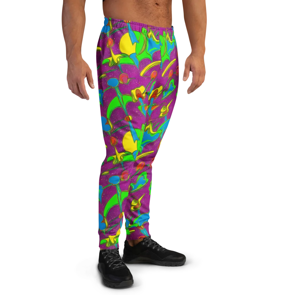 Hypercolor Haze on Men's Joggers — Right