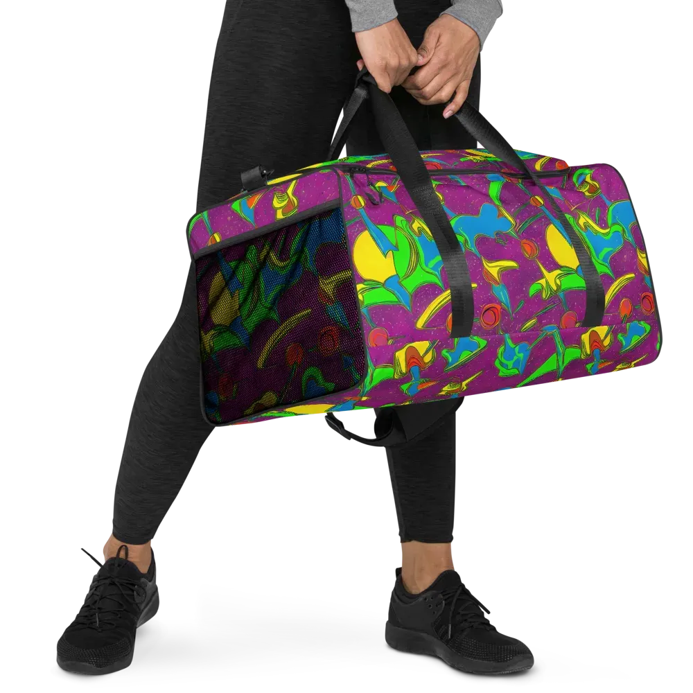 Hypercolor Haze on Duffle Bag — Right Front