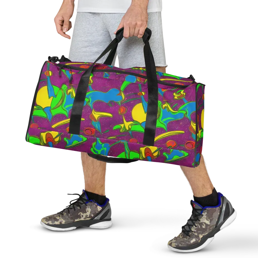 Hypercolor Haze on Duffle Bag — Front