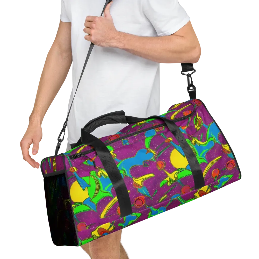 Hypercolor Haze on Duffle Bag — Right Front