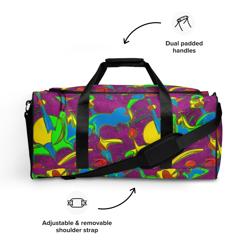 Hypercolor Haze on Duffle Bag — Front