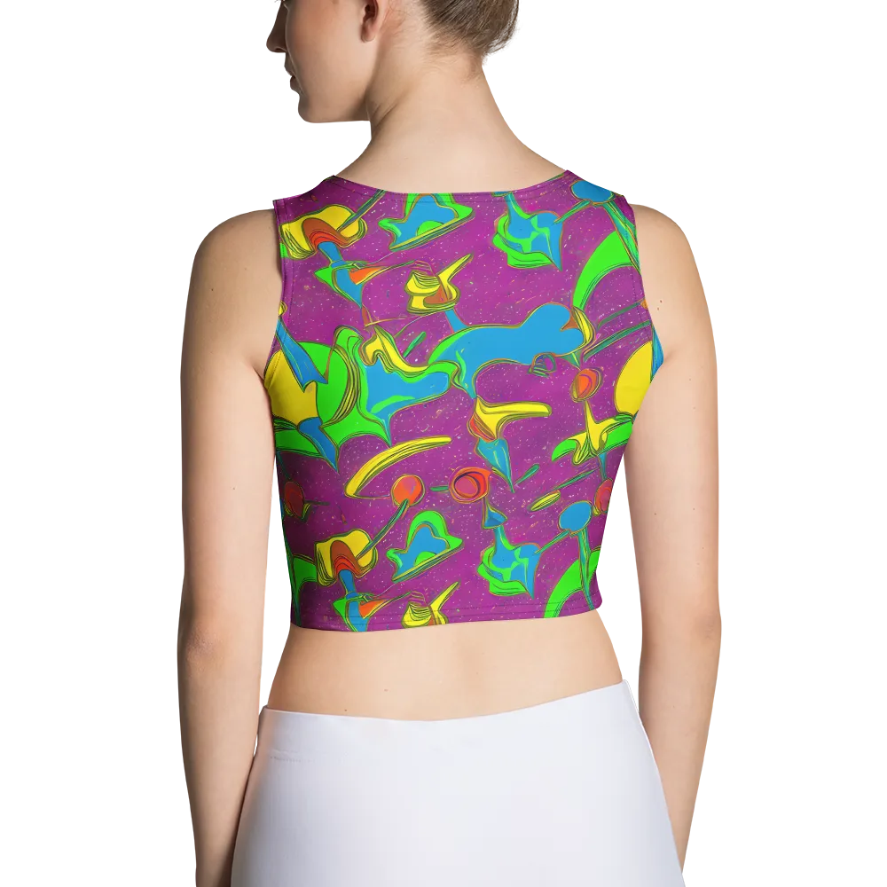 Hypercolor Haze on Crop Top — Back