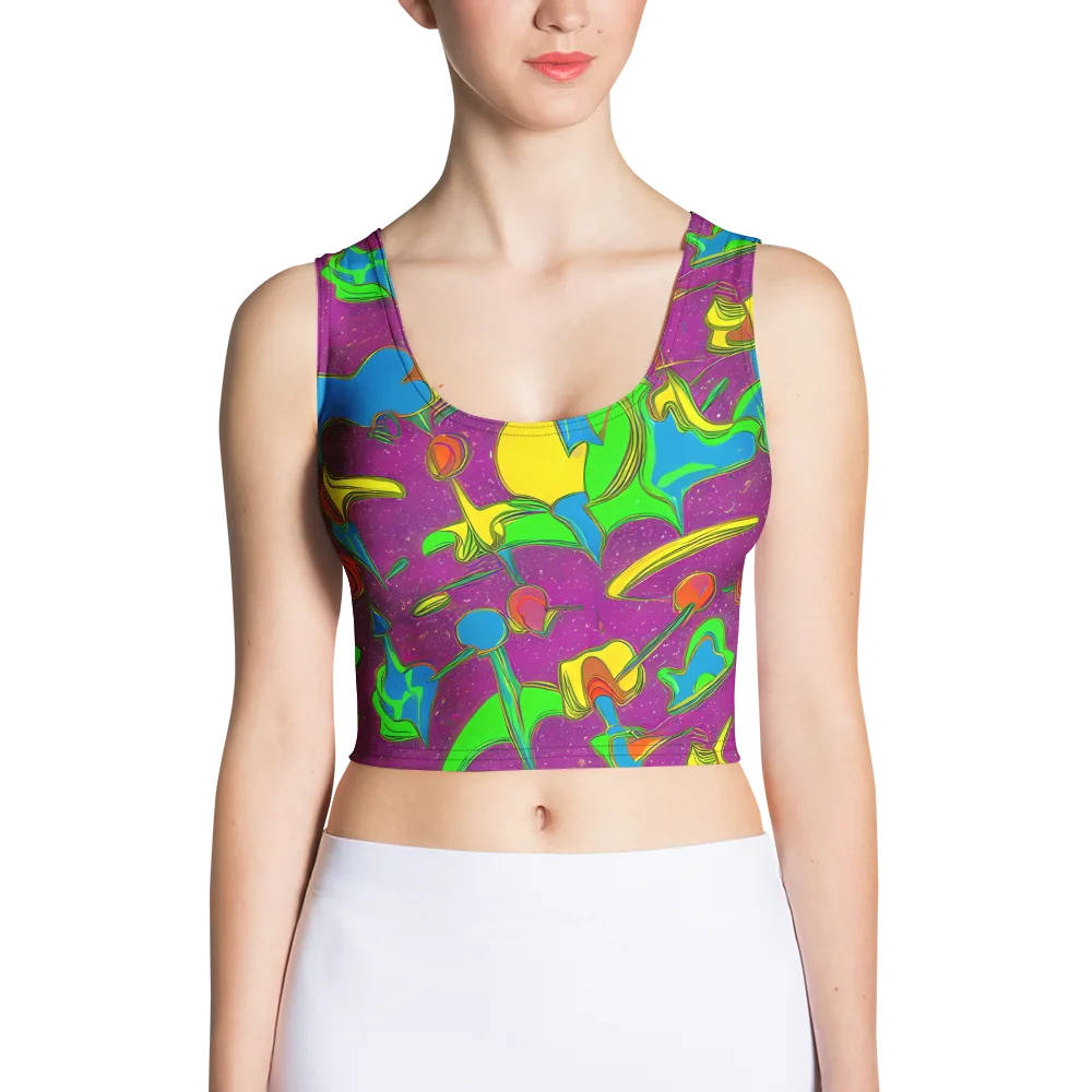 Hypercolor Haze on Crop Top — Front