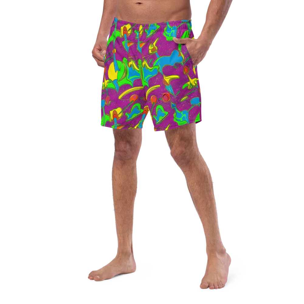 Hypercolor Haze on Swim Trunks — Left Front