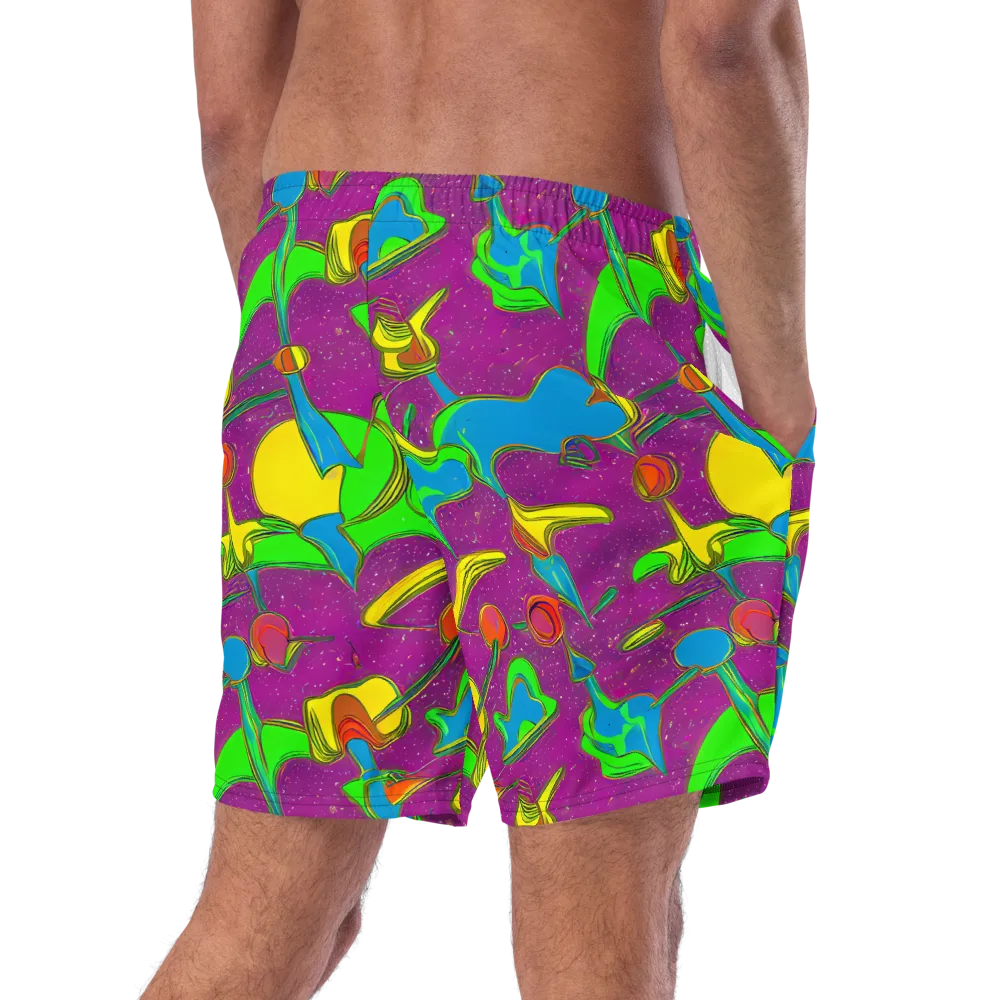 Hypercolor Haze on Swim Trunks — Right Back
