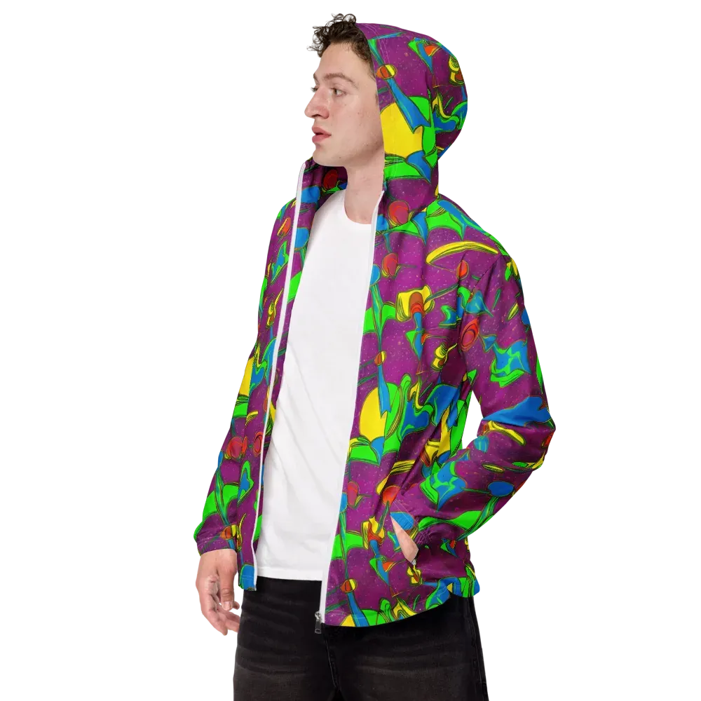Hypercolor Haze on Men's Windbreaker — Left Front
