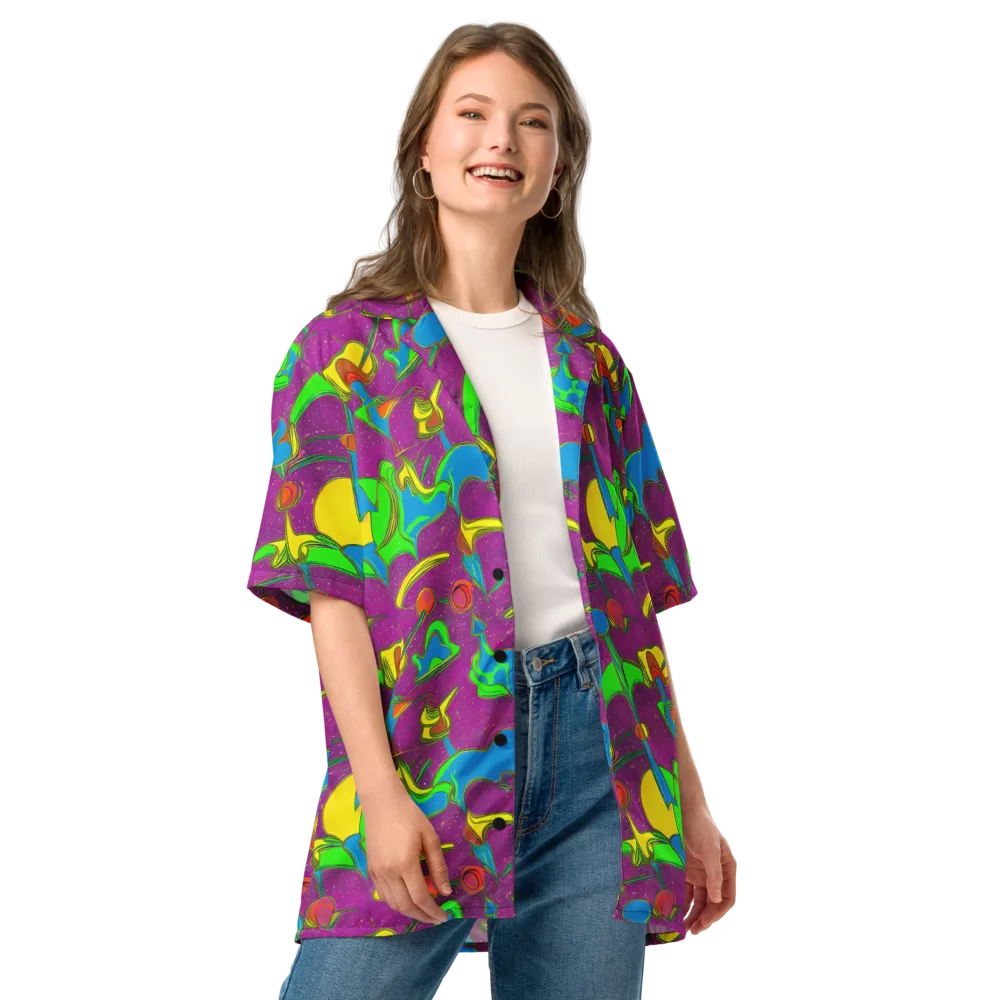 Hypercolor Haze on Button Shirt — Front