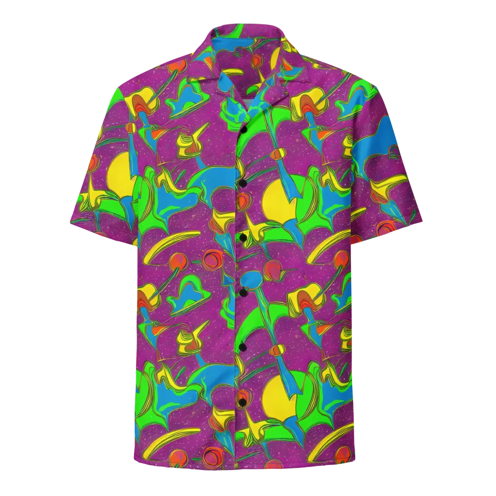 Hypercolor Haze on Button Shirt — Front