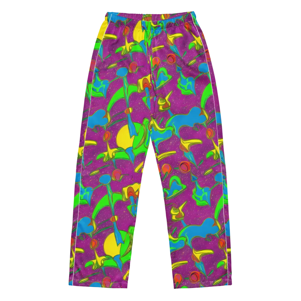 Hypercolor Haze on Women's Pajama Pants — Front