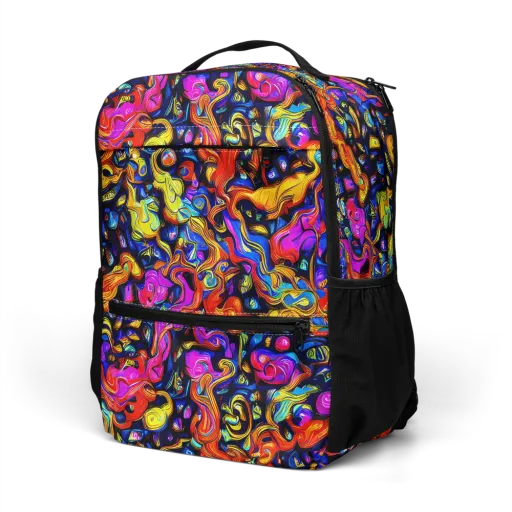 Cosmic Colorquake on a Utility Backpack