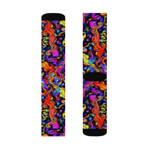 Cosmic Colorquake on a Socks