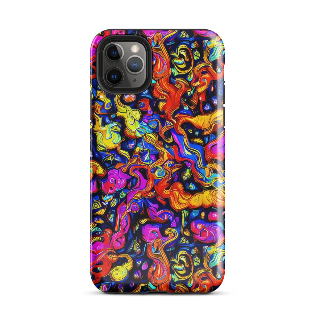 Cosmic Colorquake on Tough Case for iPhone® — Front
