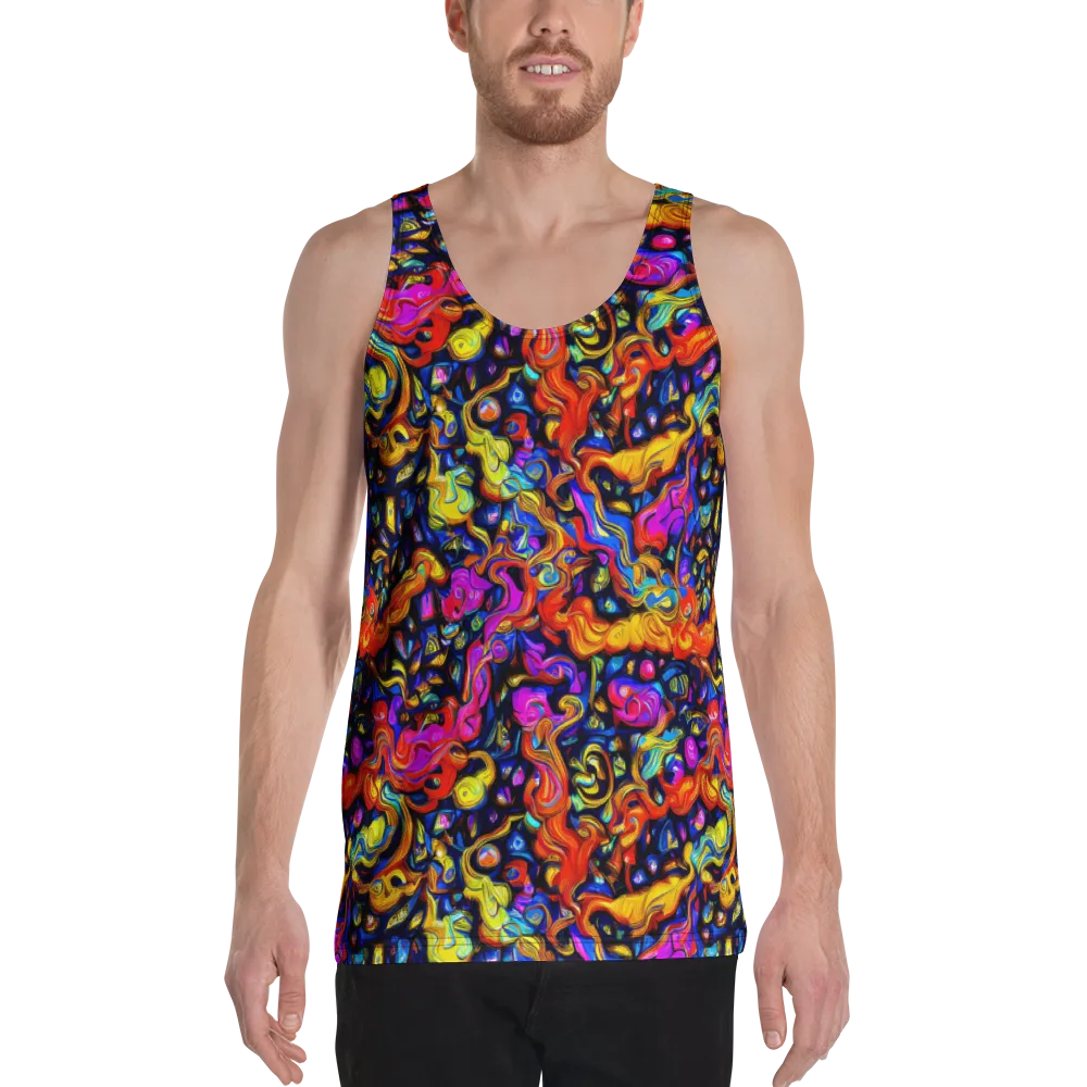 Cosmic Colorquake on Men's Tank Top — Front