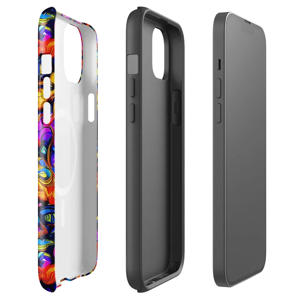Cosmic Colorquake on MagSafe Tough Case for iPhone® — Front