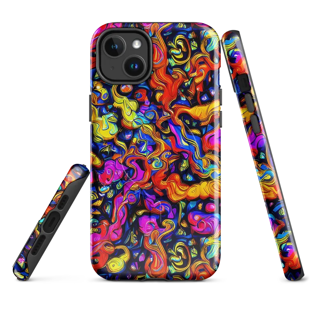 Cosmic Colorquake on MagSafe Tough Case for iPhone® — Front