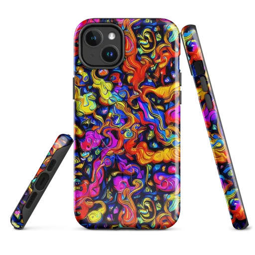 Cosmic Colorquake on a MagSafe Tough Case for iPhone®