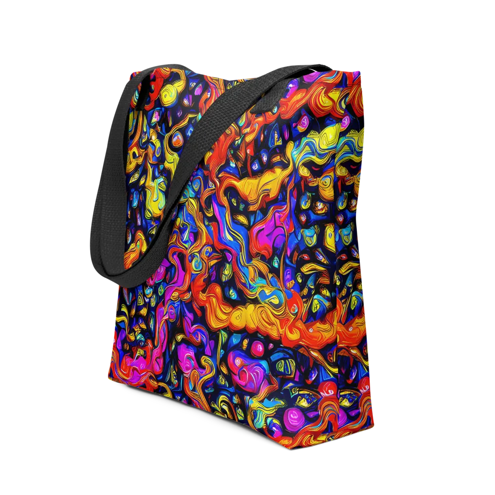 Cosmic Colorquake on Tote Bag — Front