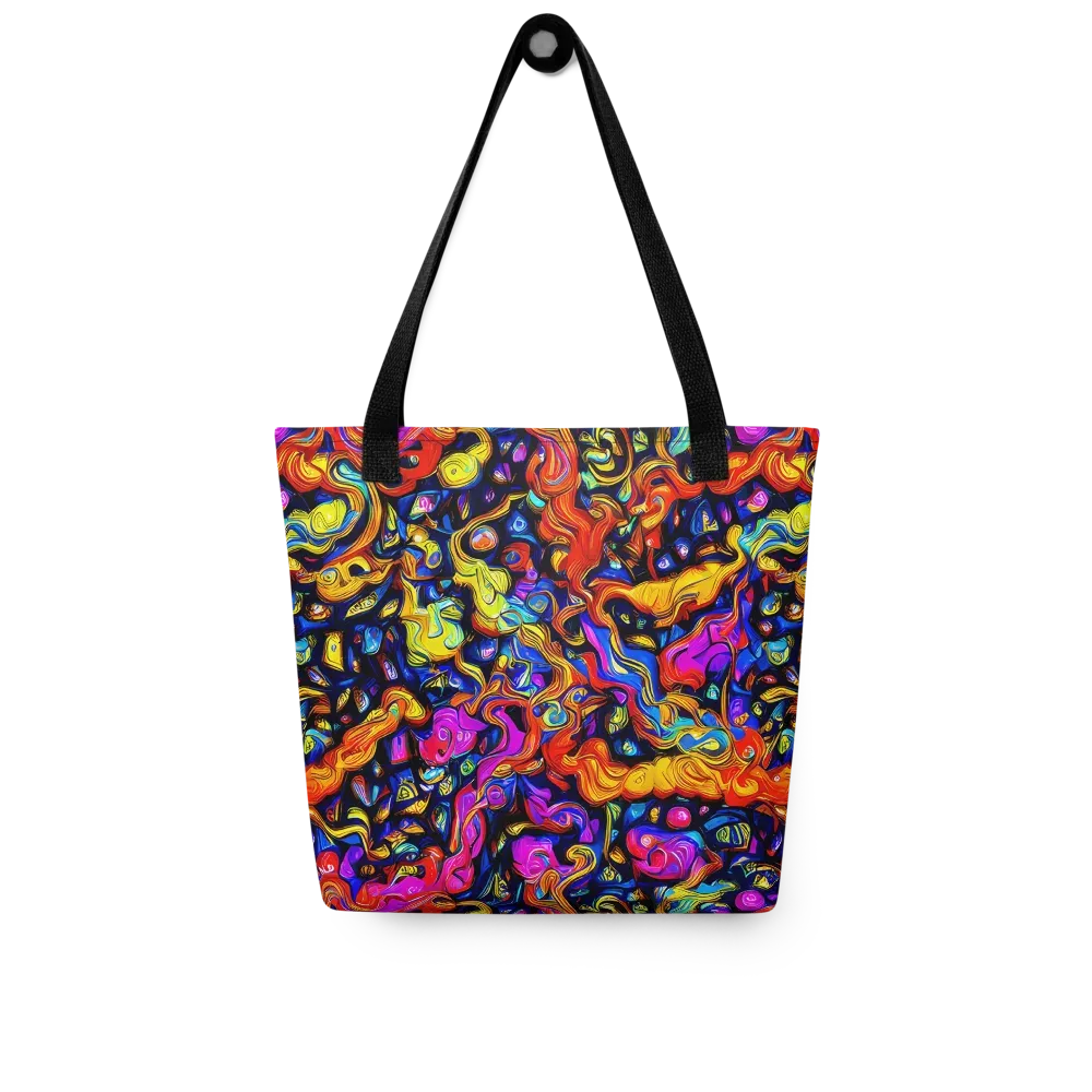 Cosmic Colorquake on Tote Bag — Front