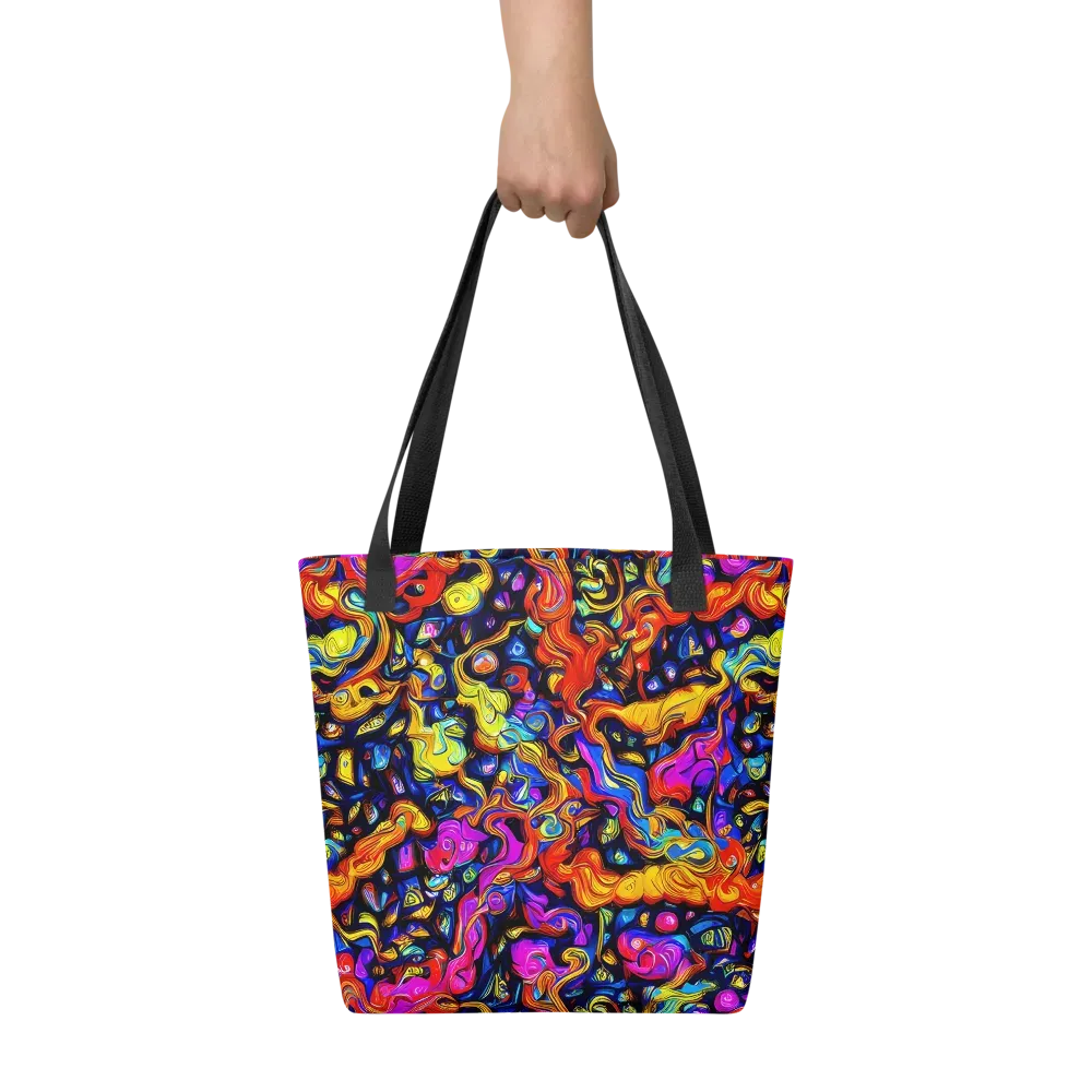 Cosmic Colorquake on Tote Bag — Front