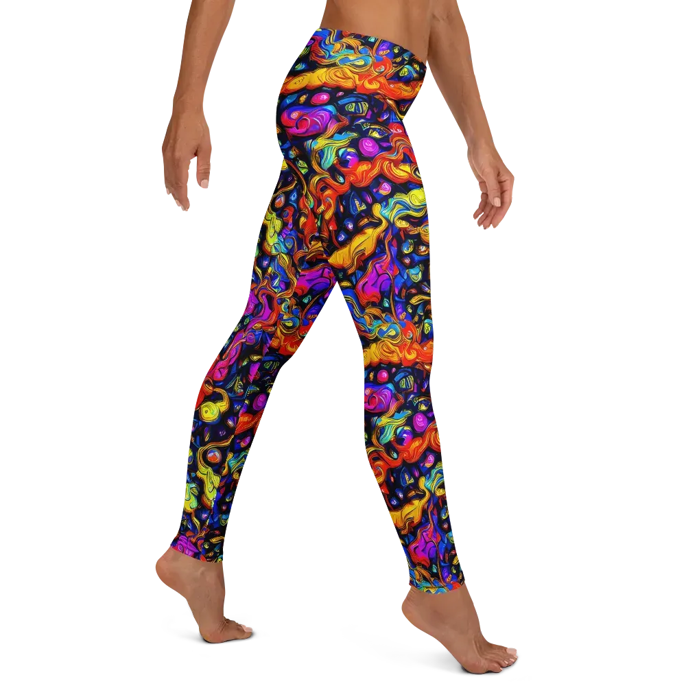 Cosmic Colorquake on Leggings — Right