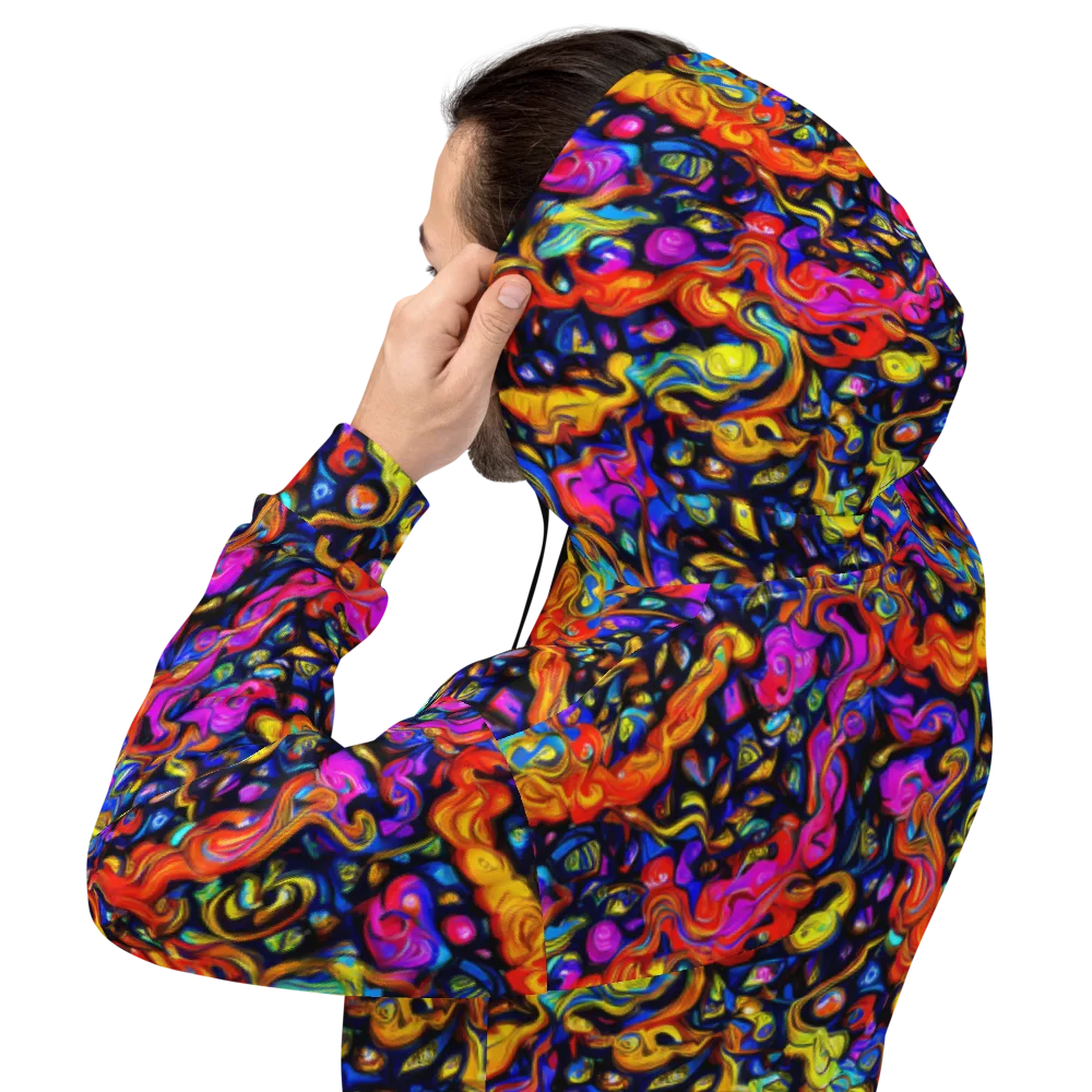 Cosmic Colorquake on Hoodie — Back