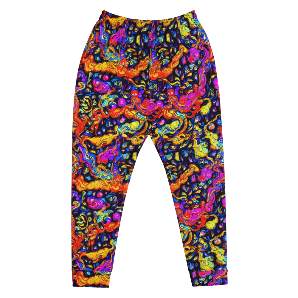 Cosmic Colorquake on Men's Joggers — Front