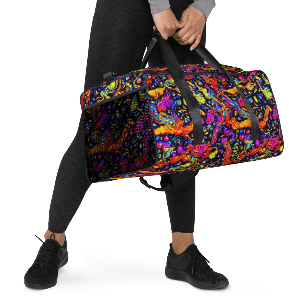 Cosmic Colorquake on Duffle Bag — Right Front