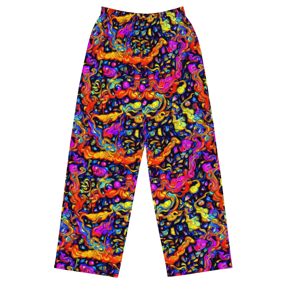 Cosmic Colorquake on Wide-Leg Pants — Front