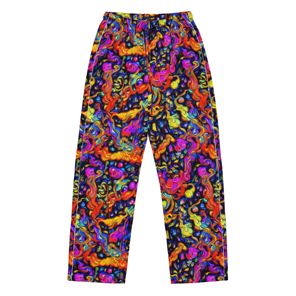 Cosmic Colorquake on Women's Pajama Pants — Front